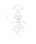 Air Cleaner Diagram and Parts List for 305777-0113-E1  Briggs and Stratton Engine